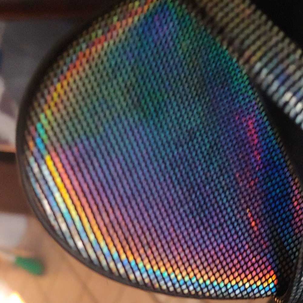 Silver Iridescent Color Changing Heels - Picture 8 of 8